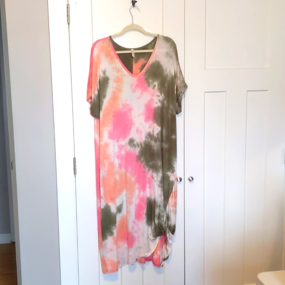 Midi Dolman sleeved dress